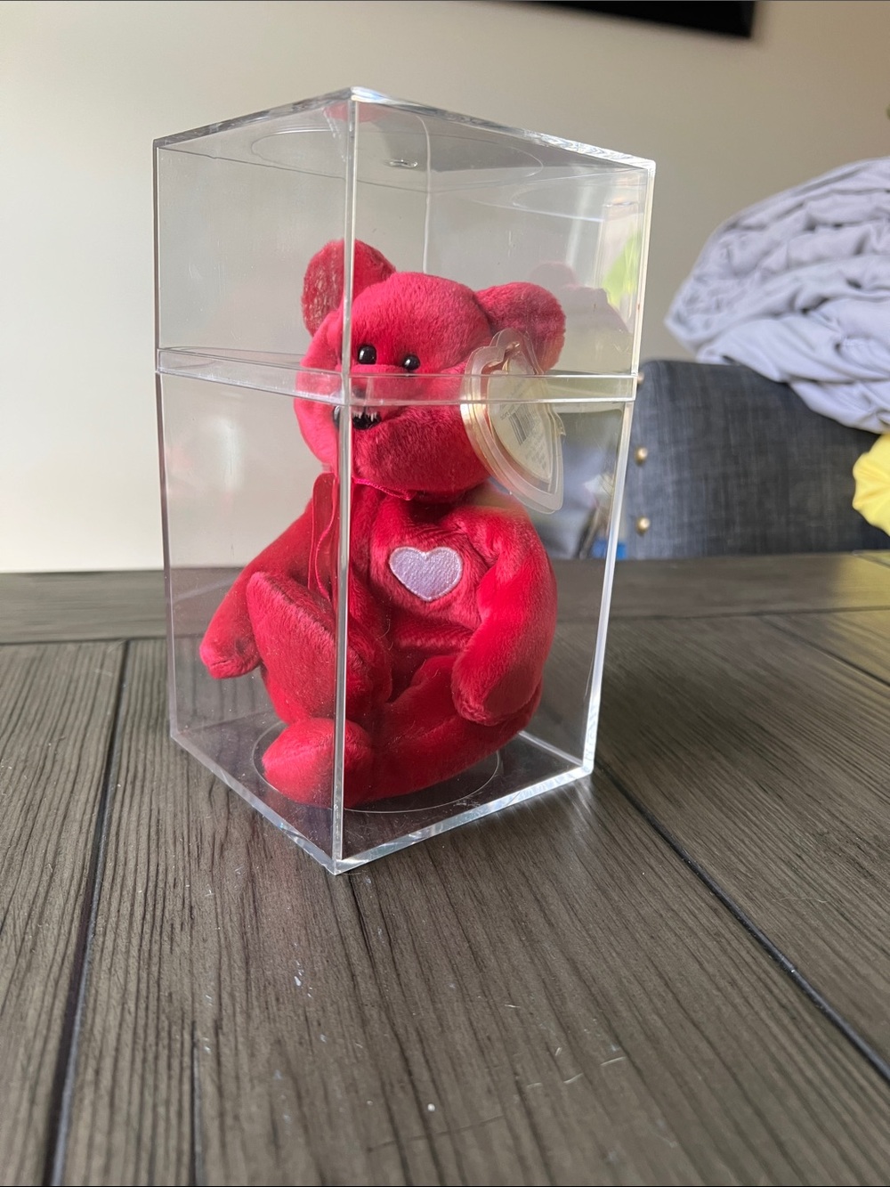 Deep pink Valentina TY Beanie Baby for Soft Velvet Toy